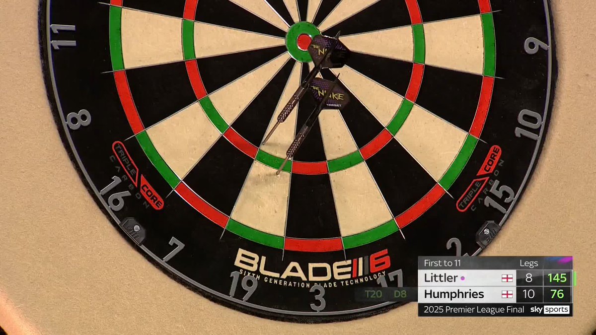 HUMPHRIES IS THE PREMIER LEAGUE CHAMPION! 🏆 Luke Humphries beats Luke Littler 11-8 to win the 2025 BetMGM Premier League! 📺 #PLDarts25 | Play-Offs Final