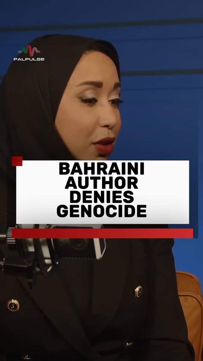 Fatema Al Harbi, of the UAE-based Sharaka organization states that what’s happening in Gaza isn’t genocide and that the deaths of women and children in Gaza are part of war. A reminder that in the UAE you can’t publish content that goes against the governments’ stances.