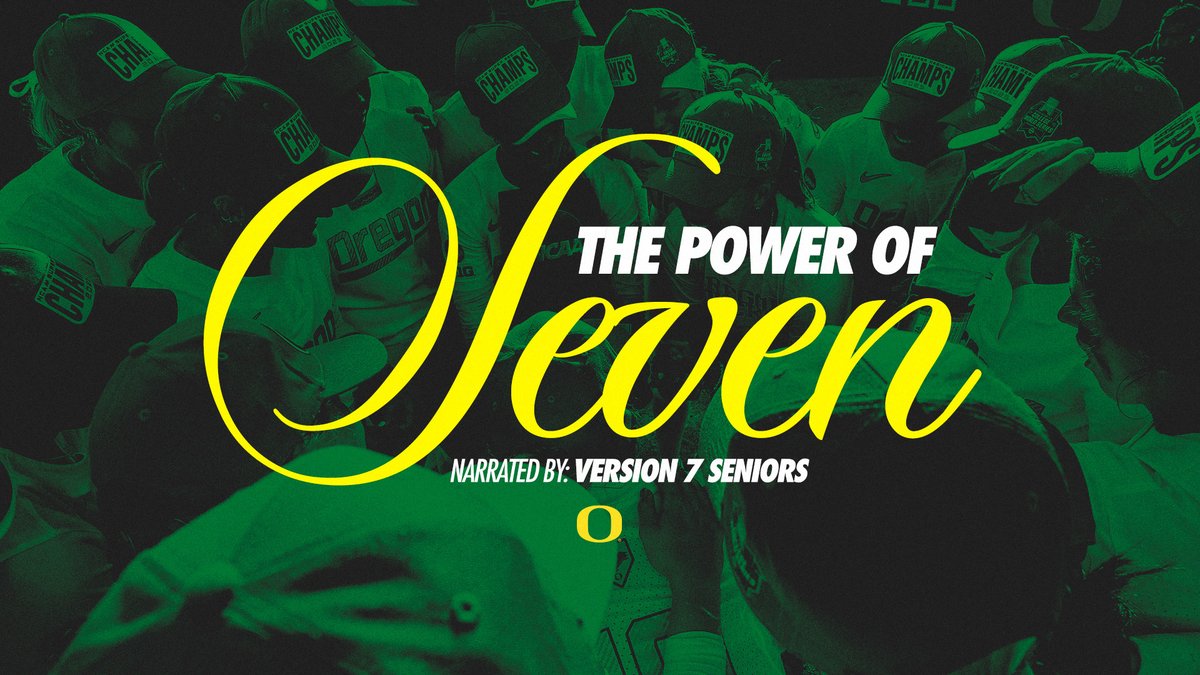 The Power of Seven. Narrated by #Version7 Seniors. #GoDucks