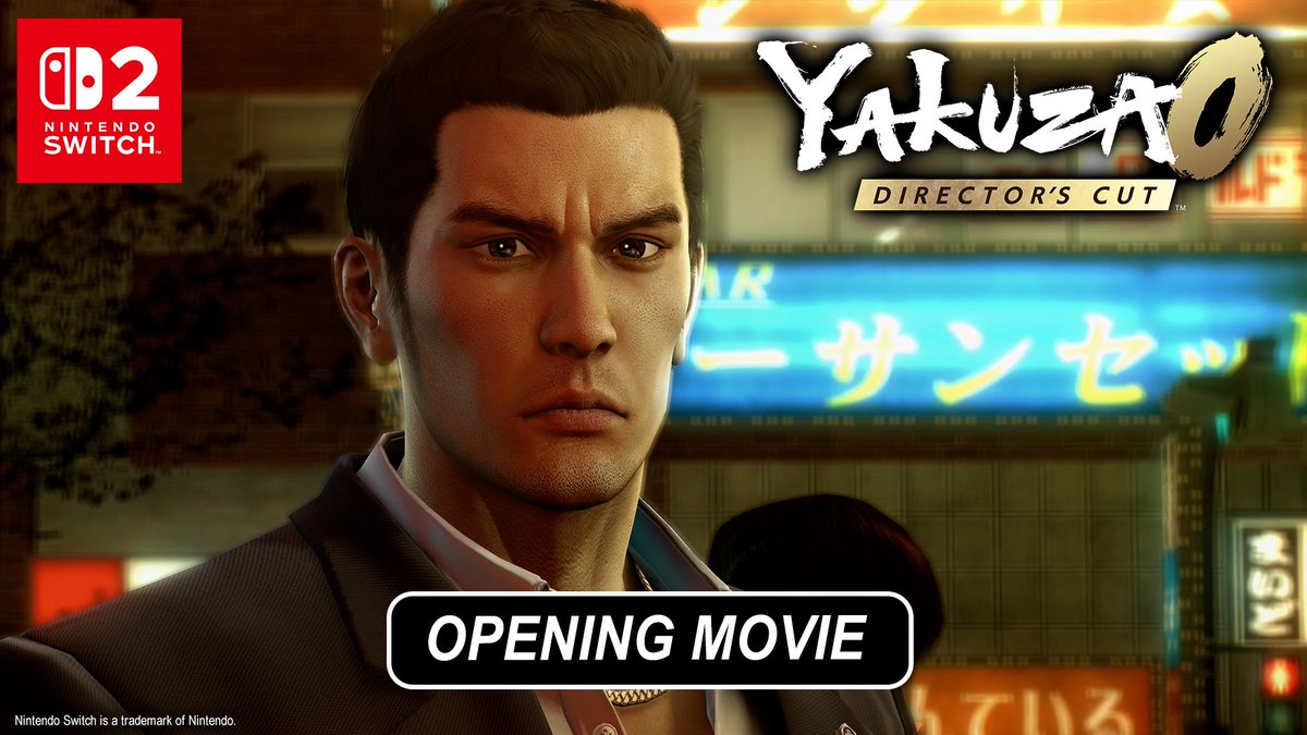 Experience the decadence and danger of 1988 Japan with the opening movie for Yakuza 0 Director's Cut to mark 1-week until launch on Nintendo Switch 2! 📌Pre-order now and play on June 5th!