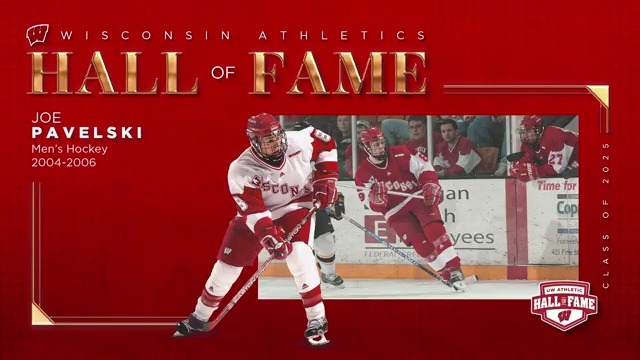 Congratulations to 2025 UW Athletics Hall of Famer Joe Pavelski!!! He'll officially go in this September