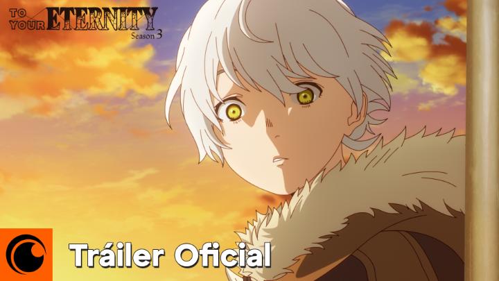 Llegó el momento que todos estábamos esperando 🌱. To Your Eternity Temporada 3 pronto estará disponible en Crunchyroll.