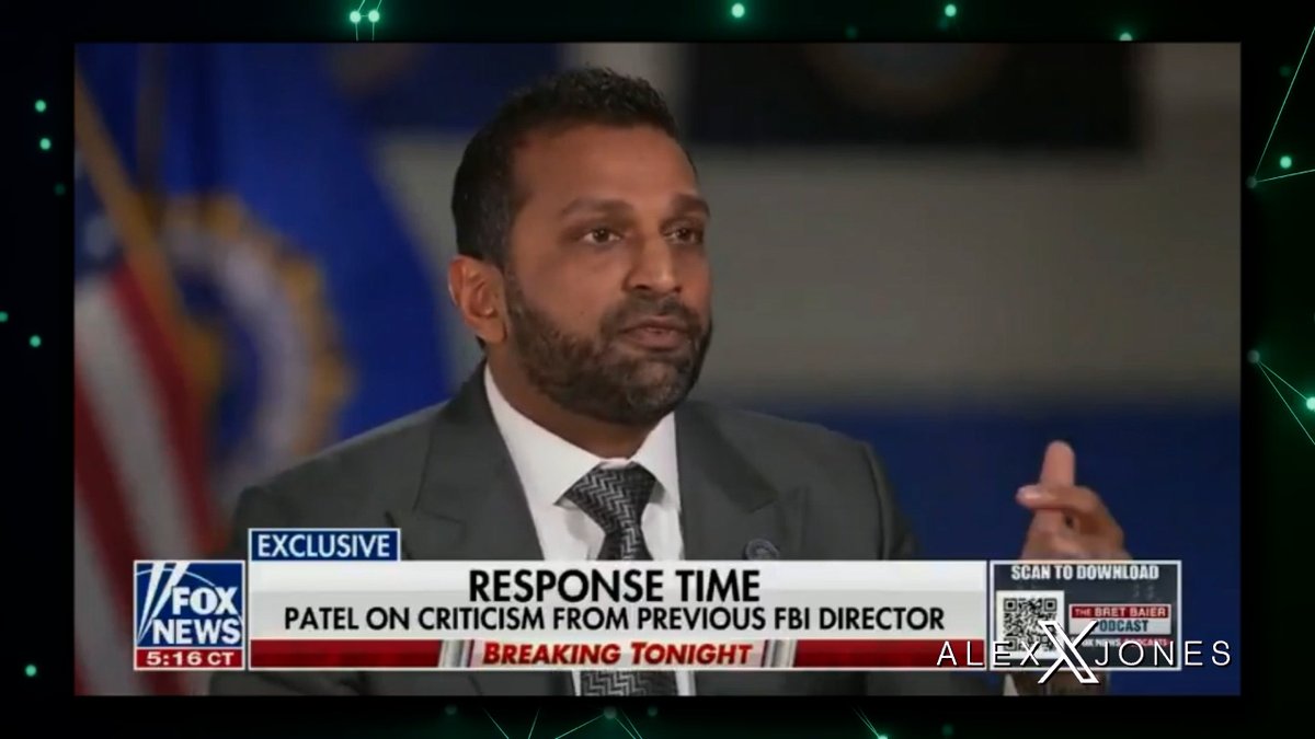 VIDEO: FBI Director Kash Patel Publicly Responds To Criticism From Former FBI Head James Comey After His "86 47" Instagram Threat Against President Trump Took Time & Resources From The Agency