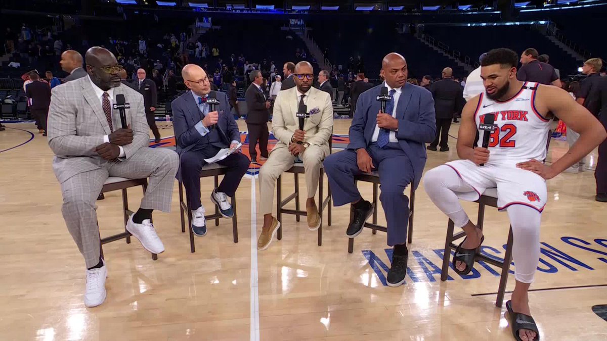 Chuck: "Why do you be getting them dumb fouls?" 😅😂 KAT: "God only knows."