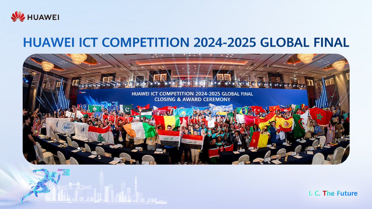 AI is reshaping education and talent growth! Over 210,000+ students and instructors took part in the #Huawei #ICTCompetition 2024–2025, from more than 100 countries and regions, a Huawei ICT Competition record. See how finalists tackled real-world challenges with AI, cloud, and big data knowledge. Explore more:
