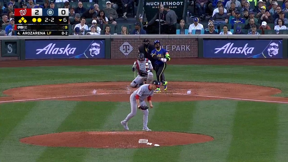 MacKenzie Gore vs. Mariners: 6 IP 0 ER 8 K 4 H 0 BB 37% Whiff rate First pitcher to reach 100 Ks this season.
