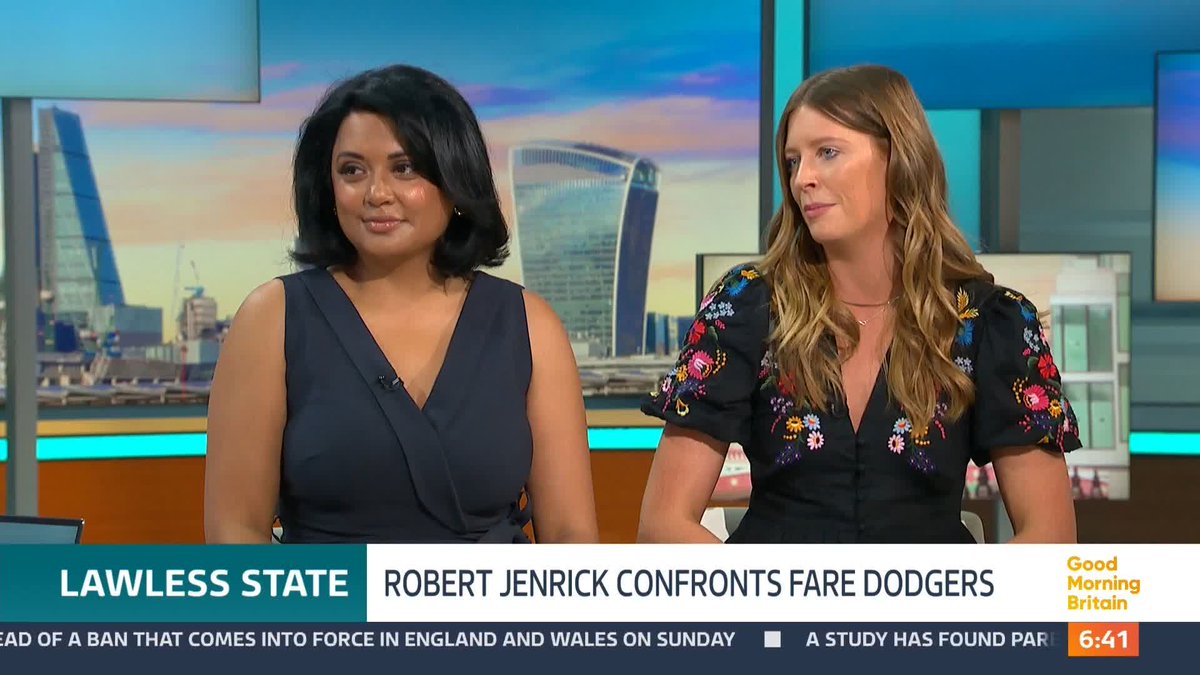 Shadow Justice Secretary Robert Jenrick clashed with tube fare dodgers on London's underground. But is it right to turn vigilante and take the law into your own hands? Rob Rinder, Ranvir, Salma Shah and Ava-Santina discuss.