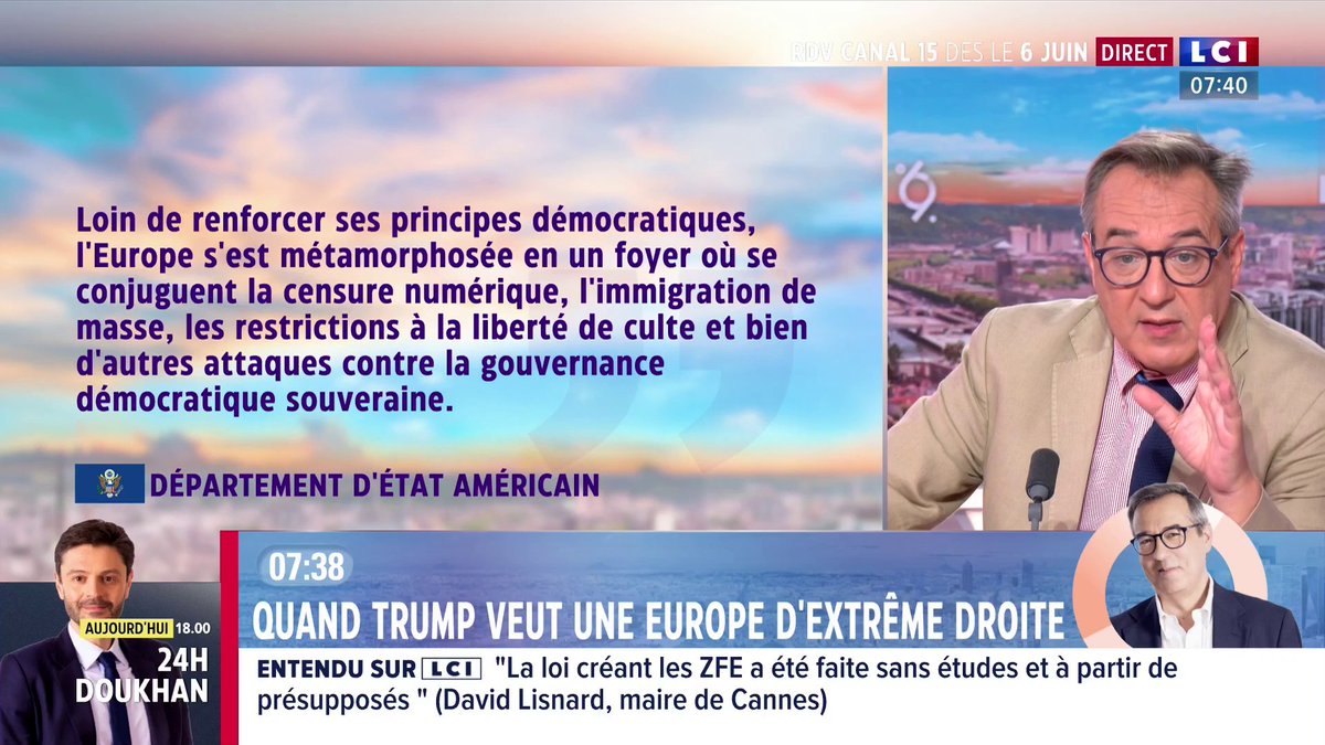 🔴 L'édito international de FRANCOIS CLEMENCEAU - Quand Trump veut une Europe d'extrême droite