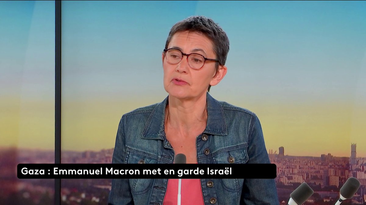 🟡 🗣"C'est pas une guerre contre le Hamas, c'est une guerre contre tous les Palestiniens. C'est une politique génocidaire depuis 19 mois, en réalité." déclare Nathalie Arthaud, porte-parole de Lutte ouvrière.
