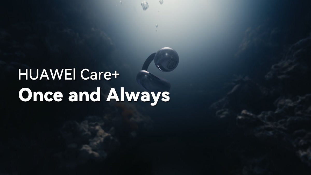 Earbuds took a swim? Relax, HUAWEI Care+ has you covered. #HUAWEICare #OnceandAlways