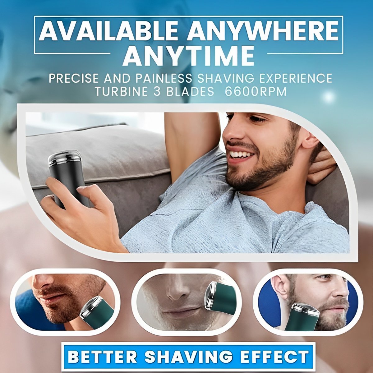Quick shave, no mess. Washable, pocket-sized, and always reliable. Get yours: