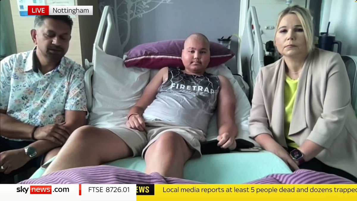 'It means a lot to know there are people out there trying to help.' 16-year-old cancer patient Reece Khan speaks to Sky's Gareth Barlow about his search for a stem cell donor, and his gratitude for the charity Anthony Nolan. 📺Sky 501