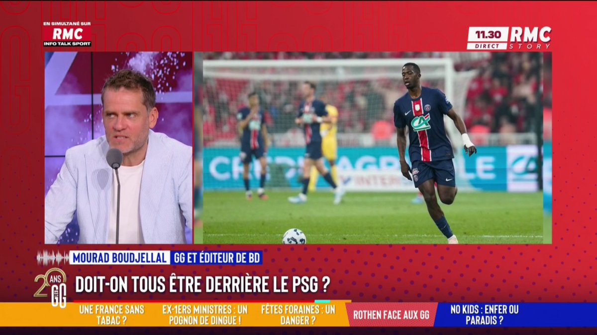 🔵🔴 Doit-on tous être derrière le PSG ? 🎙️ Mourad Boudjellal : "Le PSG est soutenu financièrement par un État. Aucun club français ne peut rivaliser. Comment peut-on supporter une équipe qui ne respecte pas les règles ?" #GGRMC