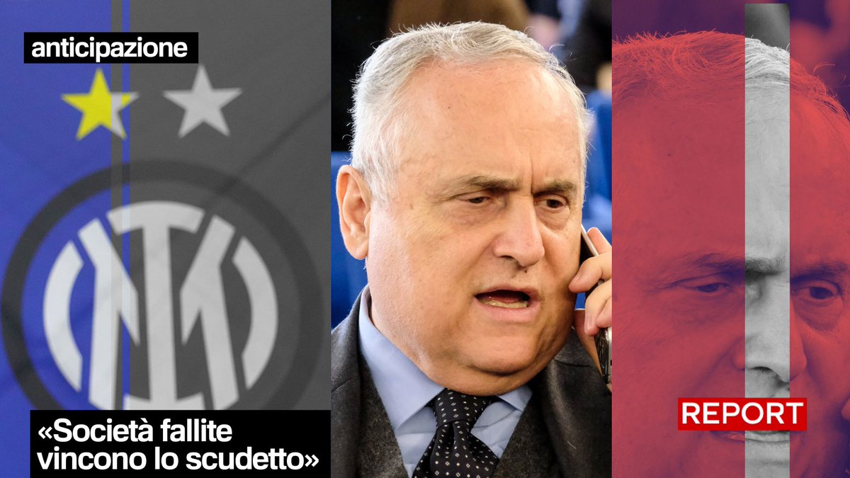 Il Presidente della Lazio ha lanciato l’allarme: «In Italia ci sono società con 700 milioni di euro di debiti che vincolo il Campionato». Eppure è stato il governo a votare il decreto Salva Calcio che permette ai Club di spalmare i debiti per 5 anni. Domenica dalle 20.30, #Rai3