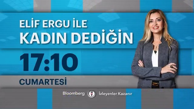 📍 Elif Ergu ile Kadın Dediğin Cumartesi 17:10’da Bloomberg HT’de. Bu haftanın konuğu Yuvam Dünya Yönetim Kurulu Başkanı Kıvılcım Kocabıyık.