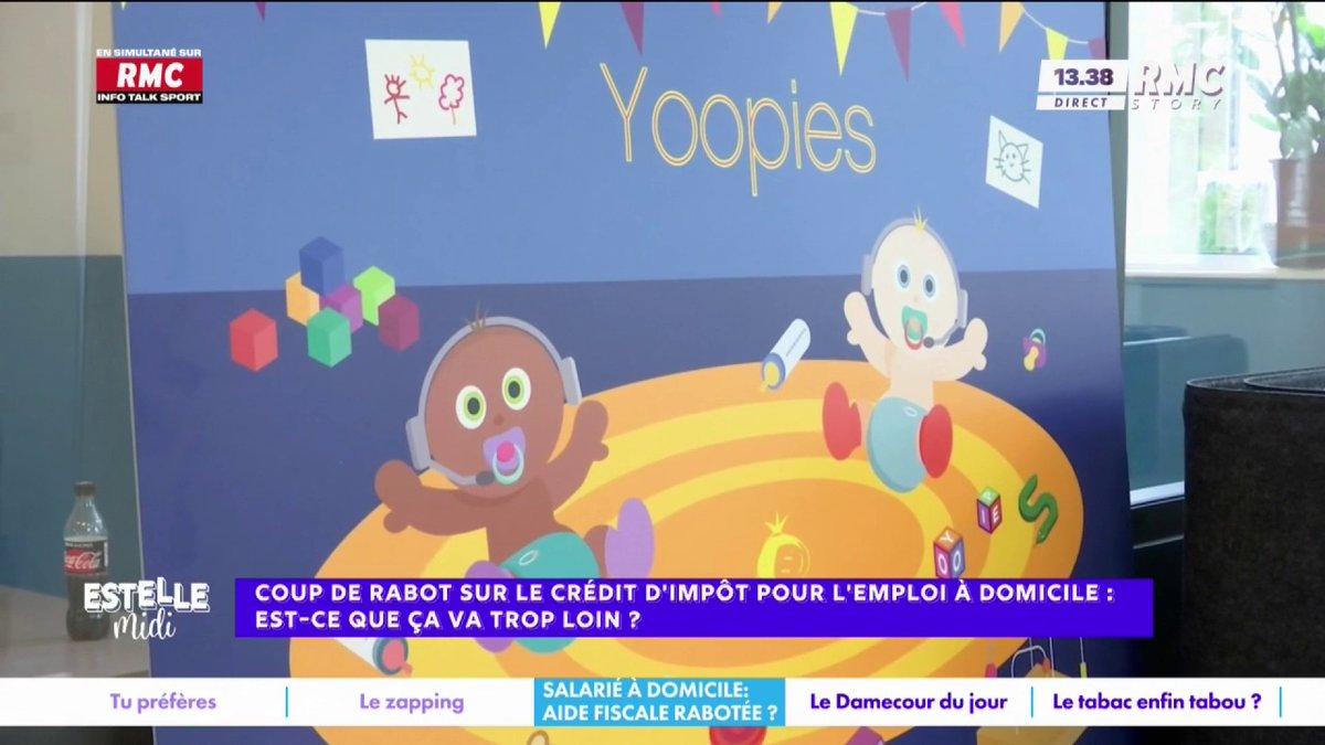 💶 Suppression du crédit d’impôt pour l’emploi à domicile 📞 Hervé : "Ma fille prend des cours avec un prof qui demandait 40€/heure. Il a fait les démarches pour le crédit d'impôt, il facture 60€ mais avec le crédit je paie 30€ ! Mais je vous en coûte à vous 30..." #EstelleMidi