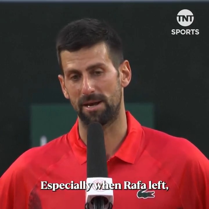 🥹 Novak Djokovic, en français, sur Rafael Nadal : « Je pensais que ce ne serait pas le cas, mais quand Rafa a pris sa retraite, une part de moi est partie également. C’était une belle époque de 20 ans. J’espère pouvoir encore apporter à ce sport. »