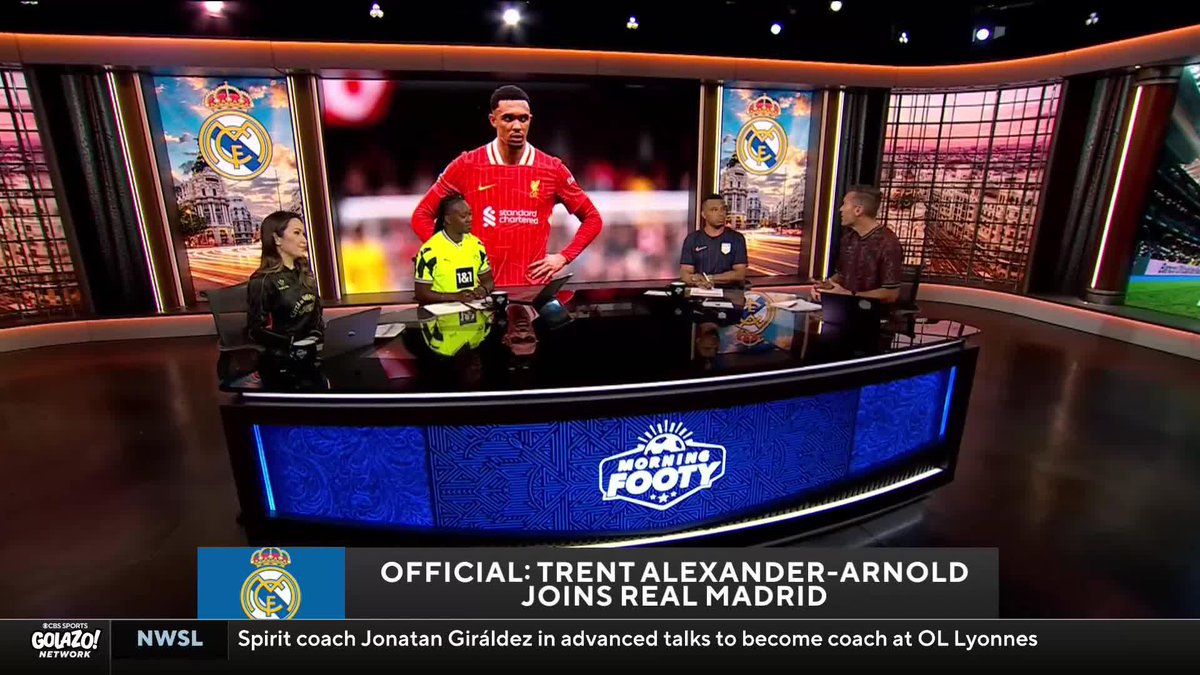 "Trent Alexander-Arnold...is the key to unlocking a team like Barcelona." 🔑 Michael Lahoud, Jimmy Conrad, Charlie Davies &amp; Aly Trost Martin 🏧 take a closer look at Trent Alexander-Arnold’s transfer to Real Madrid and how he could make an impact ⚪️💫
