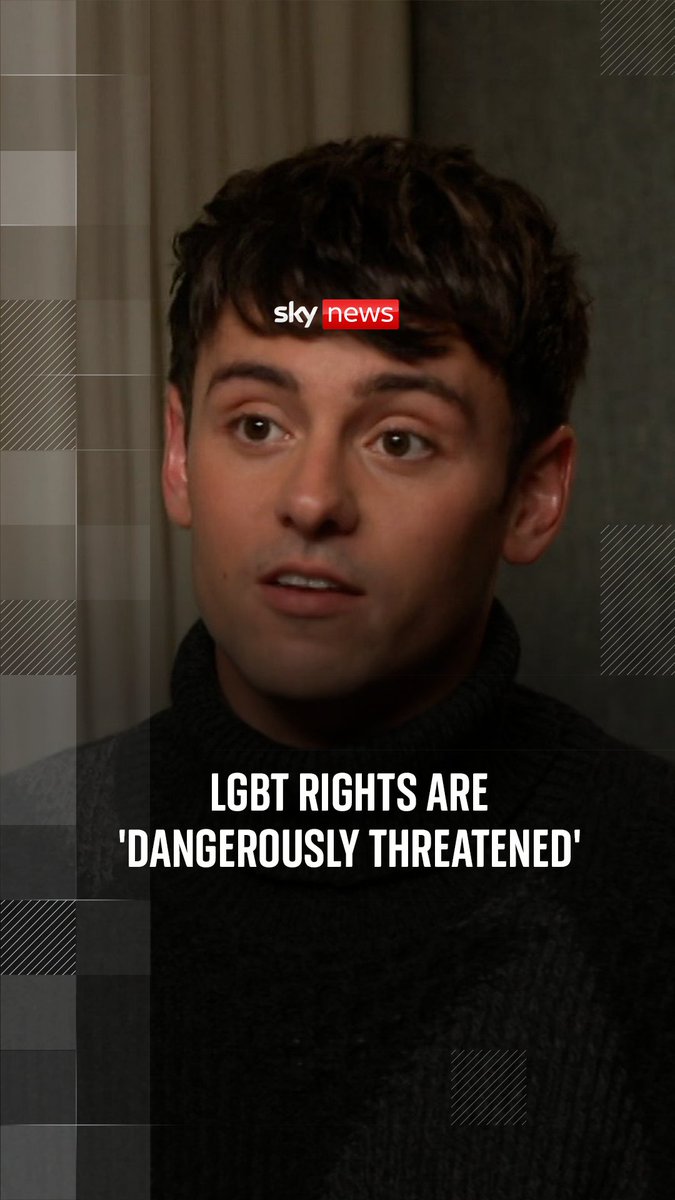 LGBT rights are 'dangerously threatened' says five-time Olympic medallist Tom Daley.