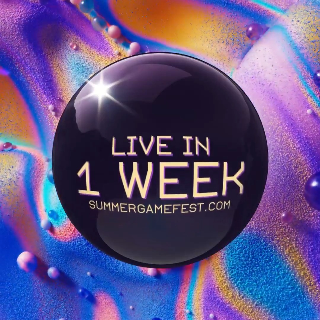 1 week until #SummerGameFest is live next Friday, June 6. The global livestream begins at 5p ET / 2p PT / 9p GMT at