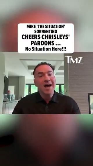 Mike "The Situation" Sorrentino may have served his entire prison sentence ... but he's not bitter about Todd and Julie Chrisley receiving full and unconditional pardons. He breaks down why in conversation with #TMZ. Read the #exclusive ➡️