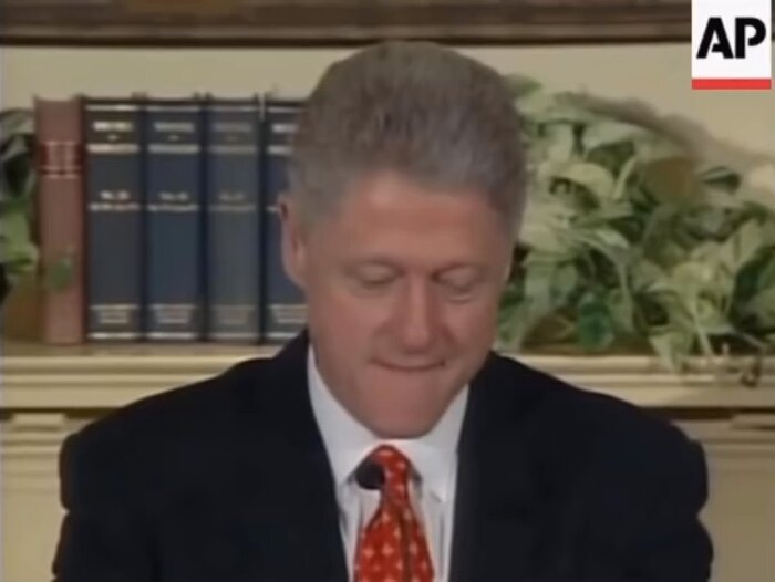 In 1998, Bill Clinton gave one of the most infamous speeches of all time