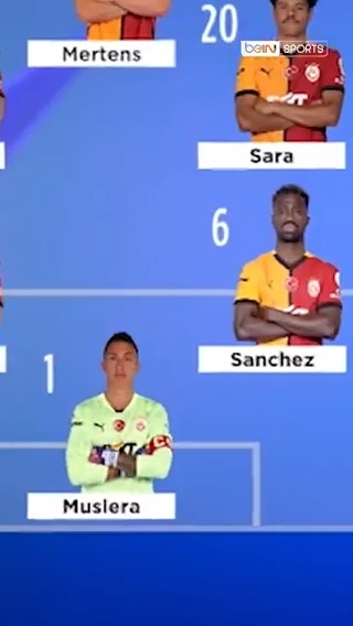 BeIN Sports muhabiri Nezih Akşener: "Bugün bunu son kez kullanıyorum: Galatasaray'da kalede her zaman olduğu gibi Fernando Muslera yer alıyor..."