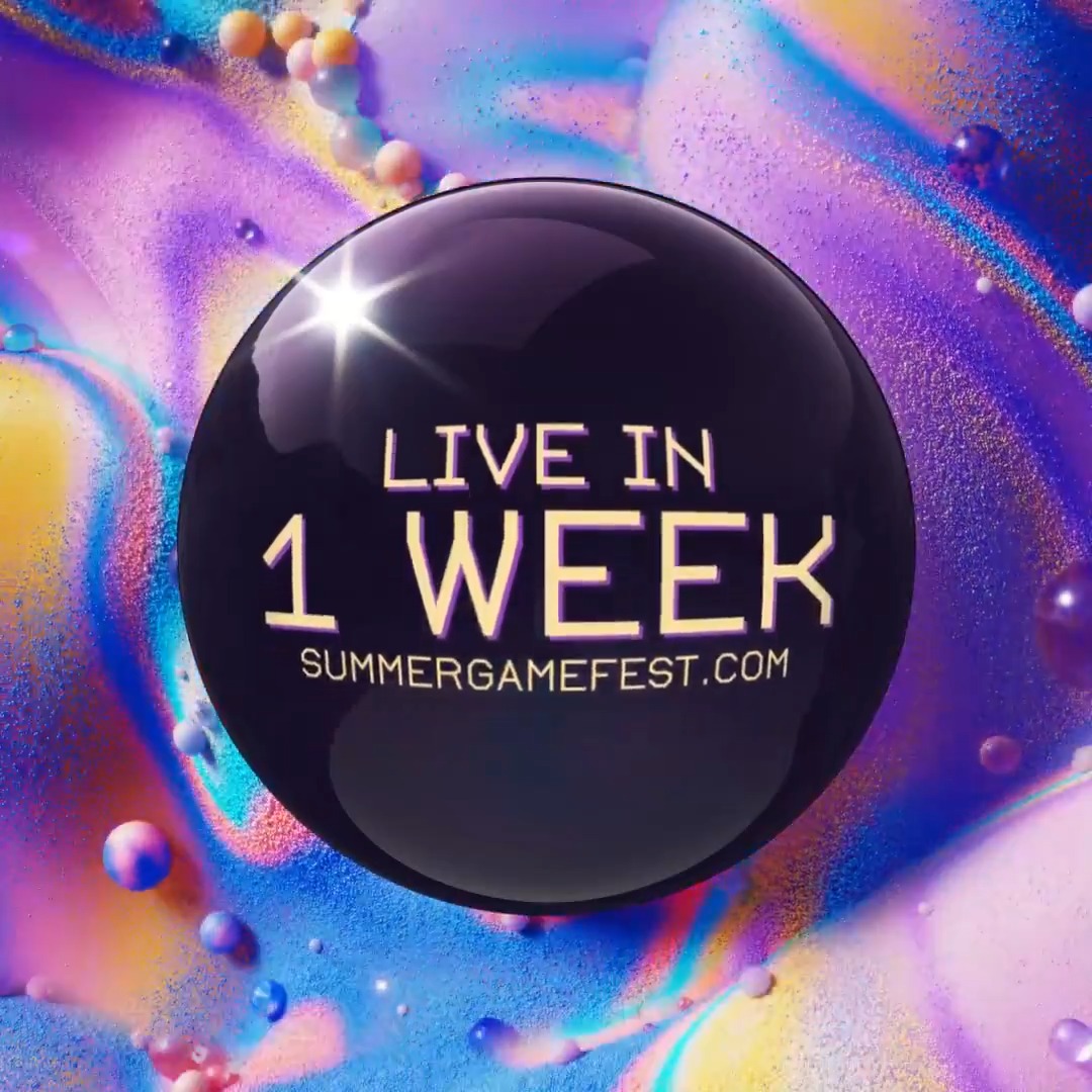 Just 1 Week Until #SummerGameFest is LIVE around the world! Live next Friday, June 6 at 5p ET / 2p PT / 9p GMT / 6a+1 JST Set a reminder now at