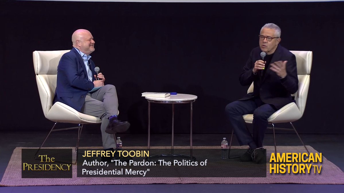 Want to learn the history of the pardon power? Watch CSPAN 2 this Saturday at 9:30 PM when Jeffrey Toobin talks about his book "The Pardon"