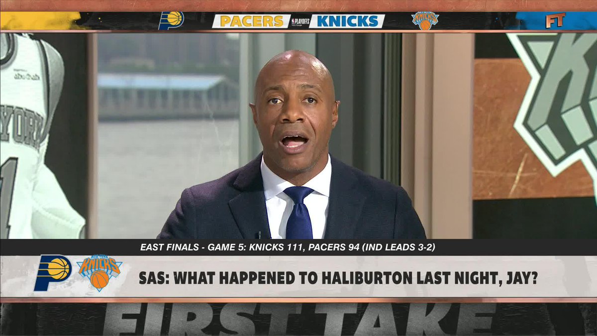 .Jay Williams says Tyrese Haliburton's play was "unacceptable" in Game 5 😯