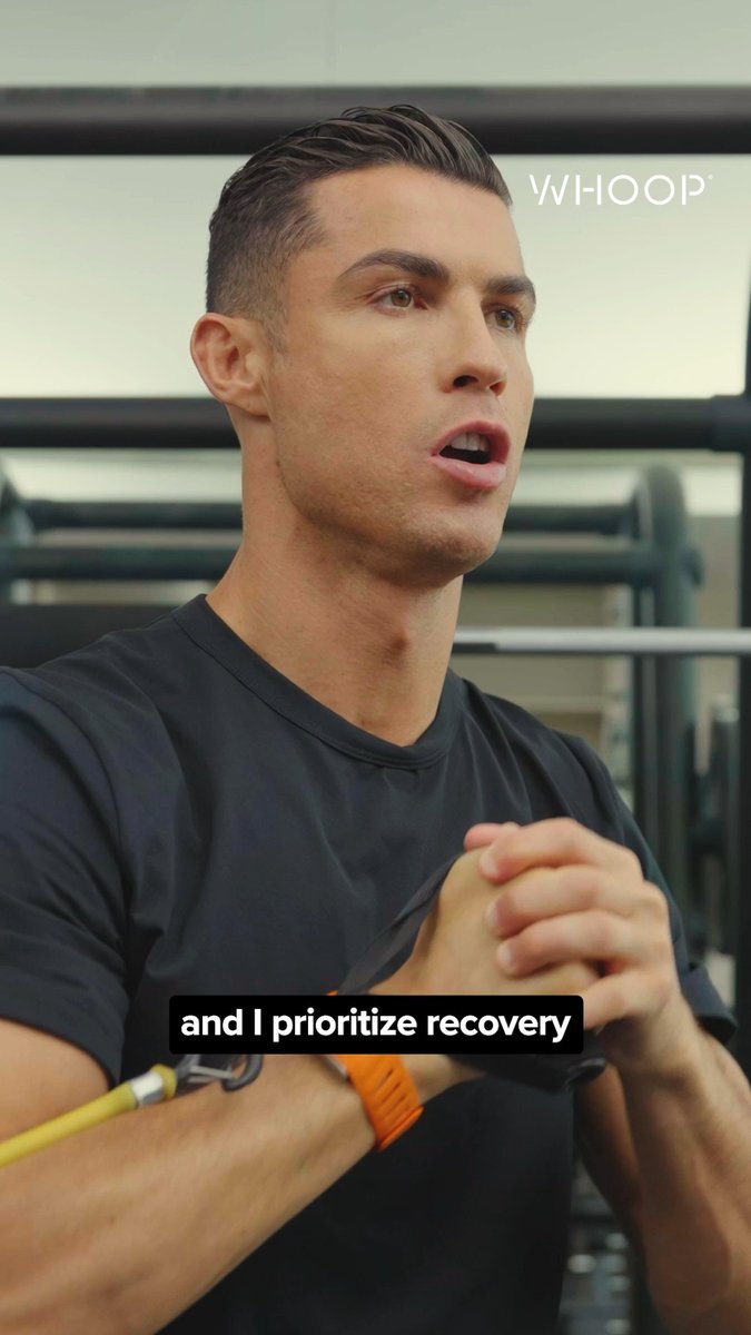 Staying at the top means adjusting the plan. Cristiano Ronaldo explains how recovery moved to the top of his priorities — check out the conversation on the WHOOP Youtube 🚀