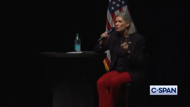 Q: "Are you afraid of Trump? Are you corrupt like Trump or are you just at the point where you don't care anymore and that's why you don't do anything?" Watch clip for response from Senator Joni Ernst (R-IA).
