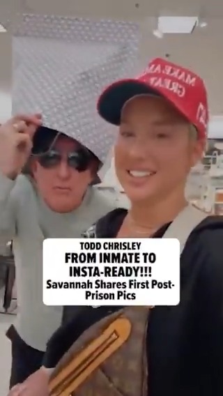 #SavannahChrisley posted content with her dad, Todd, after his prison release! More pics &amp; THE FULL STORY here: