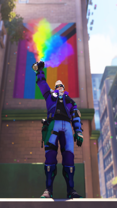 Different hearts. One rhythm. ❤️🧡💛💚💙💜 Happy Pride Month from Team Overwatch! 🏳️🌈✨
