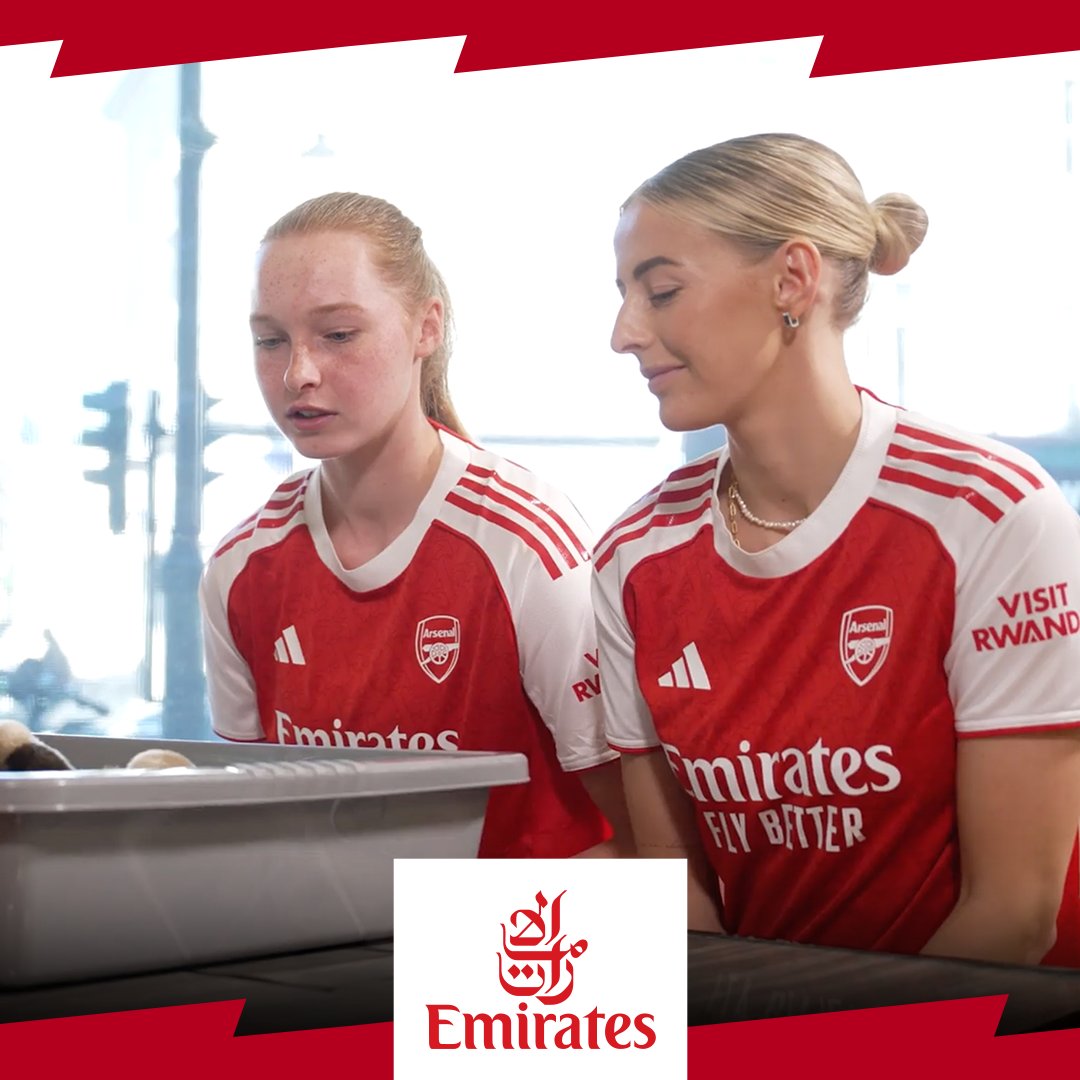 Suitcase essentials for @Emirates’ new destinations 🧳 Chloe, Foxy and Katie Reid tackle the Tray Challenge at Emirates’ World Travel Store ✈️ Watch the full video now 📺
