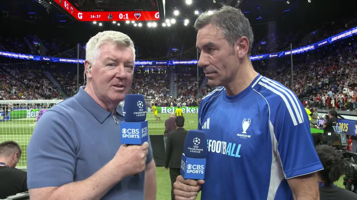 "This is the final, the pressure is not the same and PSG is very young." Geoff Shreeves is joined by French World Cup winner Robert Pires ahead of the #UCL final 🏆