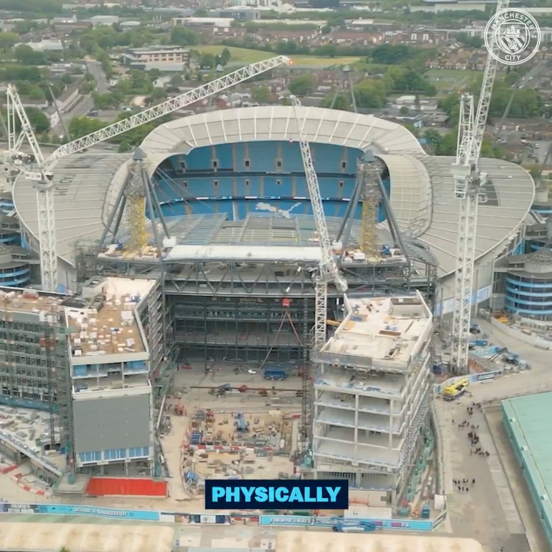 "This is going to be a game changer." 🏟️ Chairman Khaldoon Al Mubarak discusses the building of the North Stand and the Entertainment District 🗣️