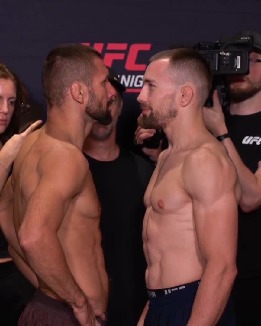 Poland vs Slovakia in our co-main event 💥 #UFCVegas107 🇵🇱 @Gamer_MMA vs @LajoskoMMA 🇸🇰