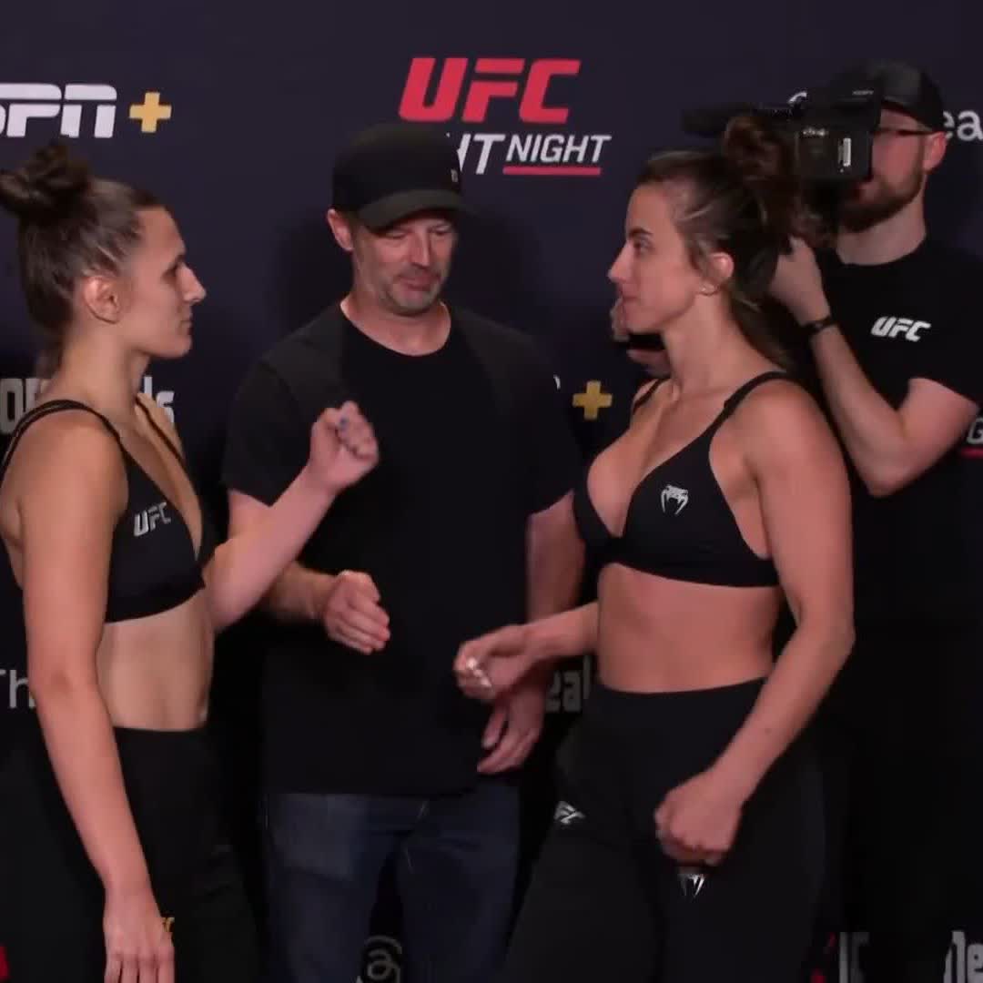 The intensity 👀 Erin Blanchfield vs Maycee Barber [ #UFCVegas107 | TOMORROW on ESPN+ | 9pmET ]