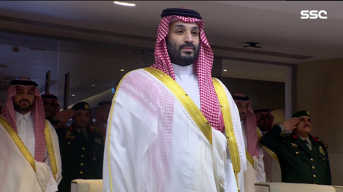 #عاجل| سمو ولي العهد يصل لرعاية نهائي كأس خادم الحرمين الشريفين بين القادسية والاتحاد ⁧ #كأس_خادم_الحرمين_الشريفين ⁩ ⁧ #الاتحاد_القادسية ⁩ | ⁦ #SSC ⁩