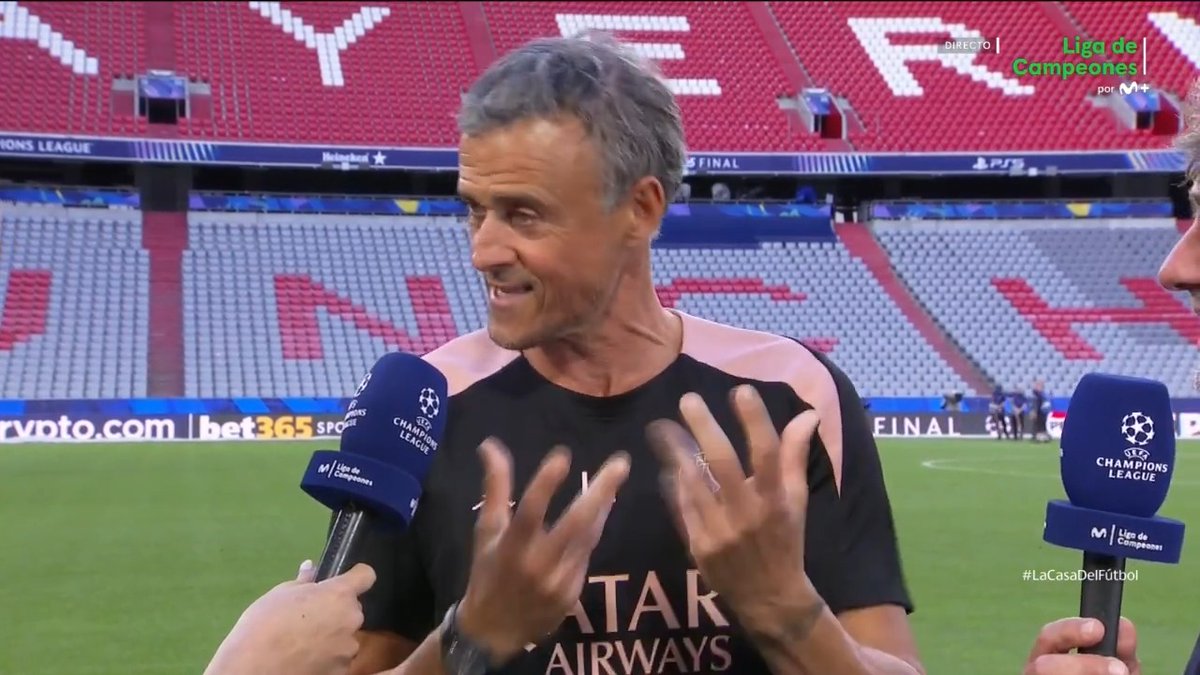 😂 El LUISENRIQUE más tranquilo antes de la #UCLfinal. #LaCasaDelFútbol