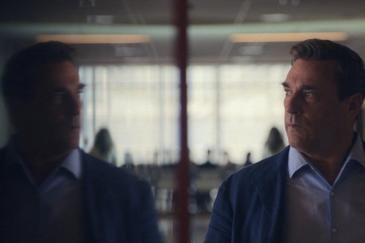 Leading a double life tends to catch up with you. #YourFriendsAndNeighbors — Now Streaming
