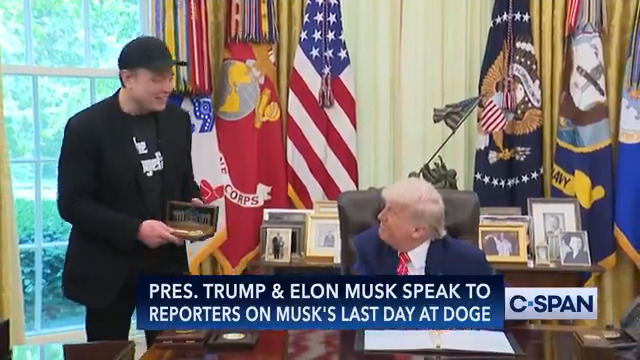 .Elon Musk: “This is not the end of DOGE, but really the beginning. My time as a special government employee had to end ... it comes with a time limit, but the DOGE team will only grow stronger over time.”