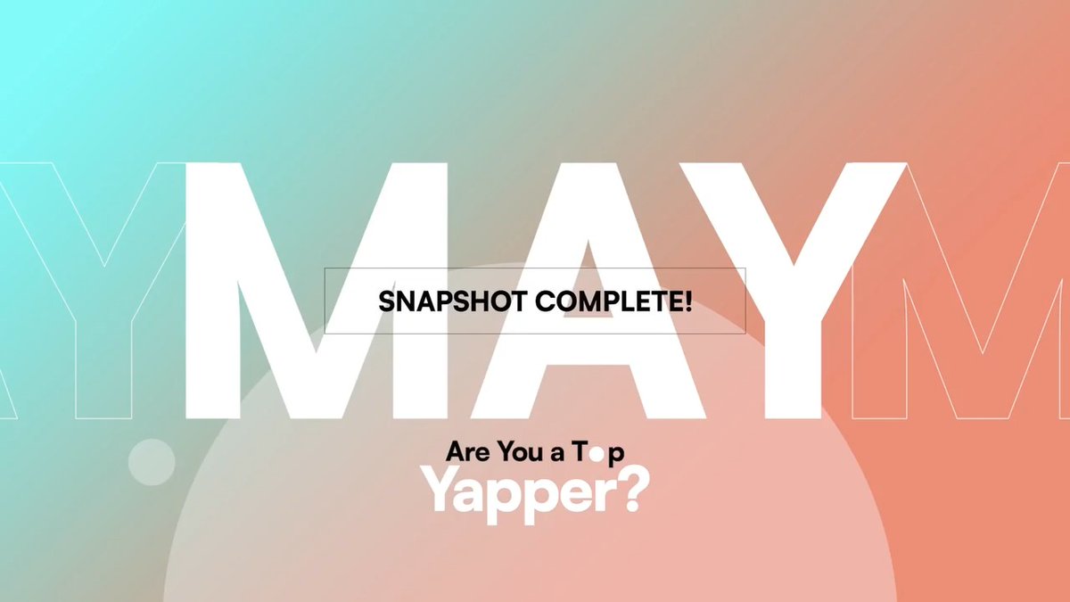 May Yaptos rewards are here! Reminder: Top 100 eligible yappers on the Kaito AI 🌊 Aptos Leaderboard can earn rewards for Aptos content with $100K up for grabs monthly. Surprise: The list is expanding to Top 150 eligible yappers this month! (T&amp;C apply)