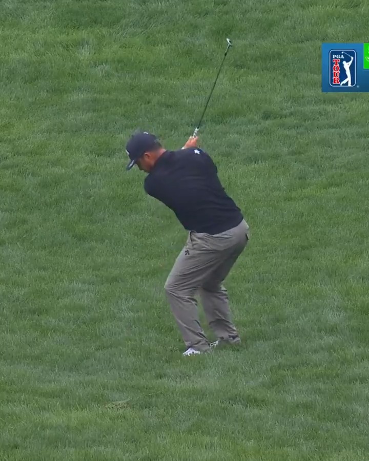 "That is not supposed to happen from there." 😳 Xander Schauffele getting nifty with the wedge for eagle the Memorial 🦅 📺 Golf Channel