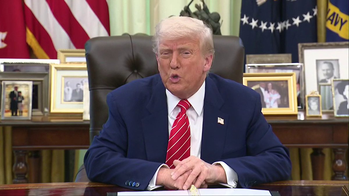 President @realdonaldtrump explains to Peter Doocy why no one would be able to get away with using an autopen without his approval.