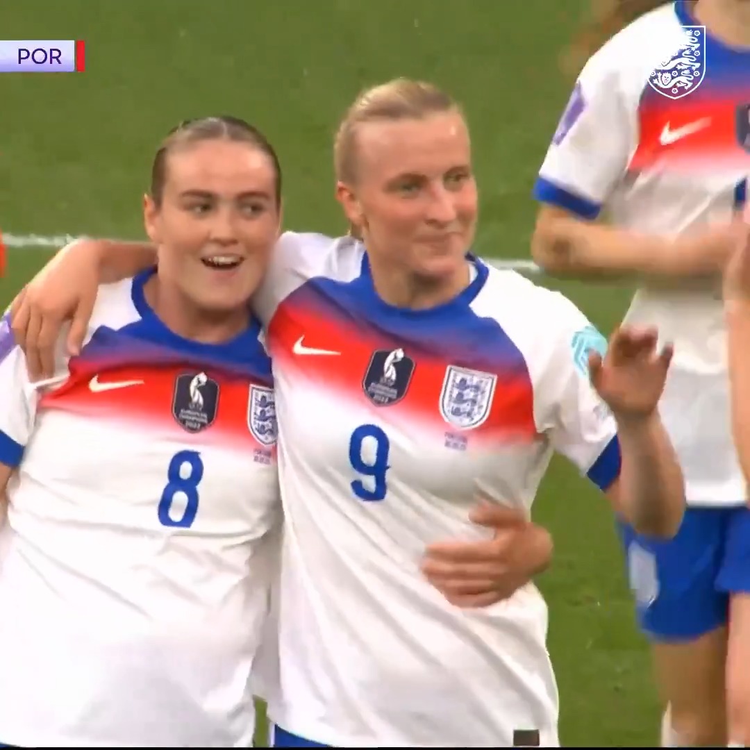 It's a hat-trick at Wembley Stadium for Aggie! 🤩