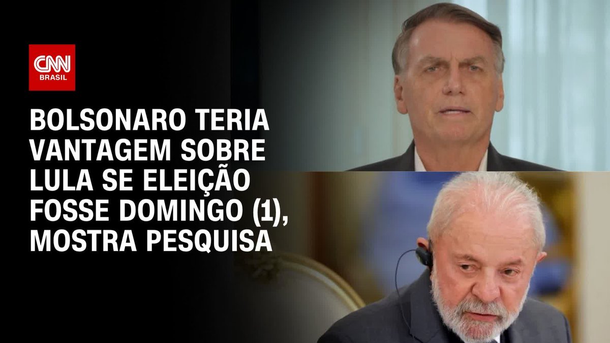 Pesquisa: Bolsonaro tem 46,7%; Lula, 43,9%; assista #CNNBrasil360