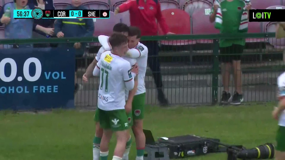 Seani Maguire puts Cork City in front! Just under an hour on the clock as The Champions trail in Cork.