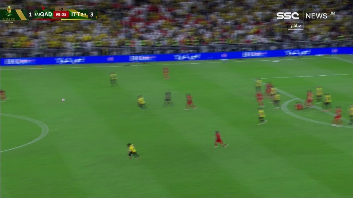🚨🚨🚨🚨🚨🚨🚨🚨 لحظة تاريخية ! صافرة الحكم لتعلن #الاتحاد بطلًا لكاس الملك 🏆🟡⚫️